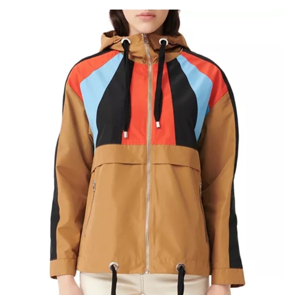 Maje Banela Colorblock Windbreaker Jacket - Picture 4 of 6